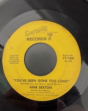 ANN SEXTON - YOUV'E BEEN GONE TO LONG